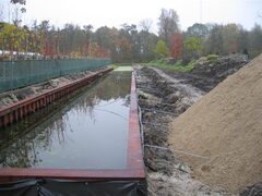 zware beschoeiing met verankering