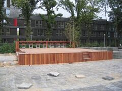 Podium Hoge school Utrecht.