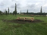 picknick tafels op de AZ tunnel bij Utrecht